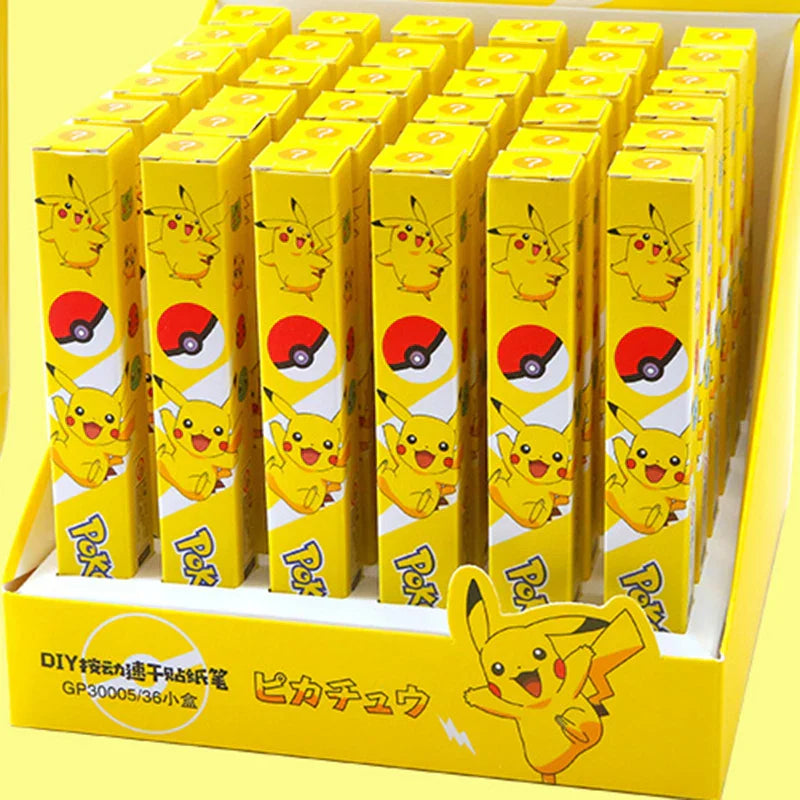 Pokemon Cartoon Kawaii Gel Pen 0.5mm Cute Stationary