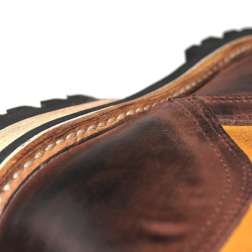 Polished Boots Genuine Cow Leather Low Heel Ankle