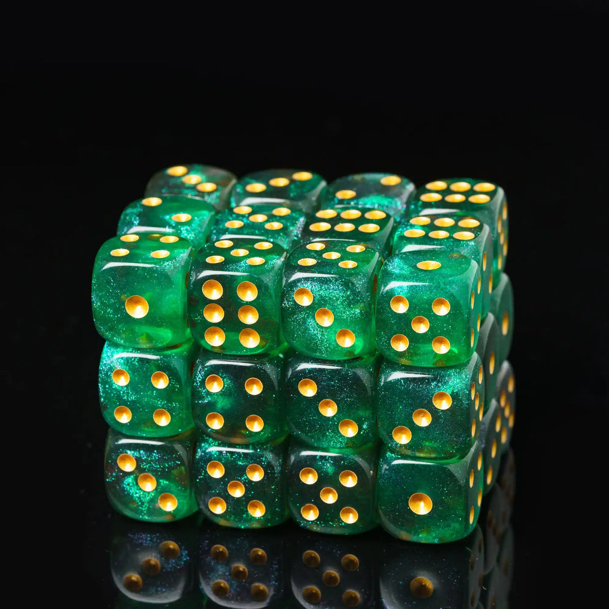 Poludie 10Pcs D6 Six Sides Dice 16mm Funny