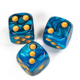 Poludie 10Pcs D6 Six Sides Dice 16mm Funny