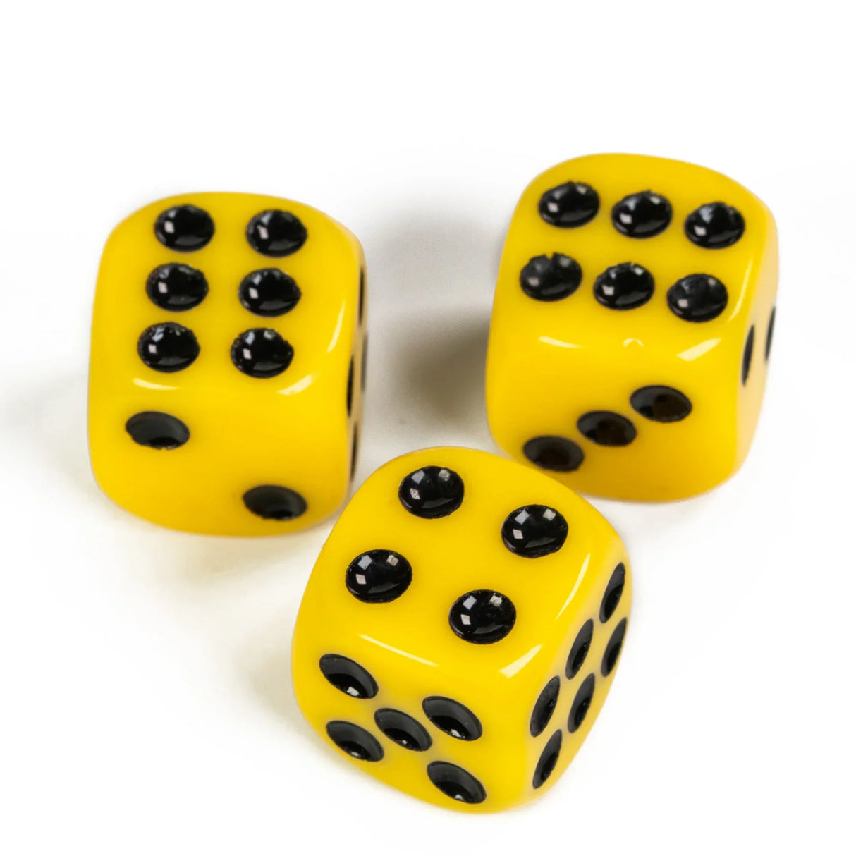 Poludie 10Pcs D6 Six Sides Dice 16mm Funny