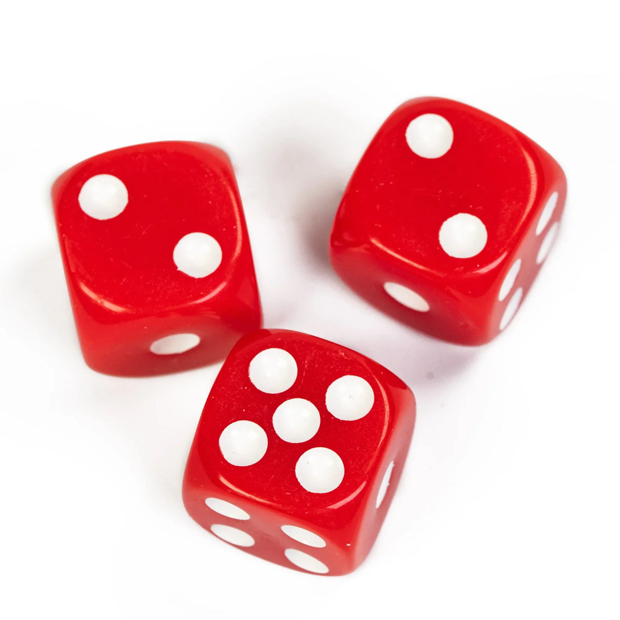 Poludie 10Pcs D6 Six Sides Dice 16mm Funny