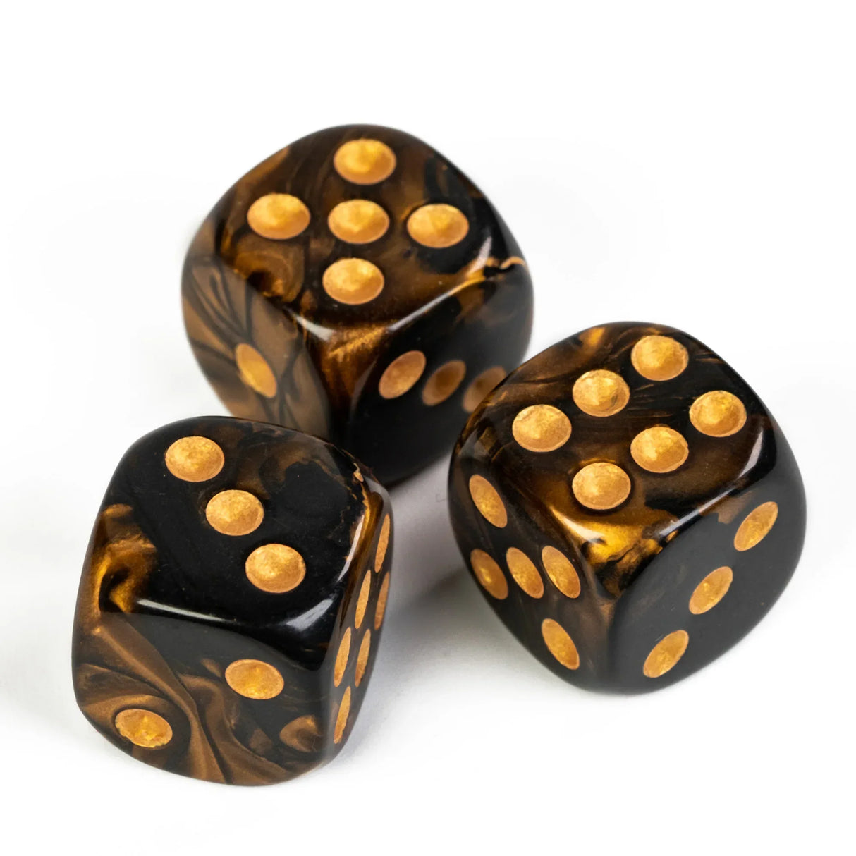 Poludie 10Pcs D6 Six Sides Dice 16mm Funny