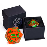 Poludie 1pc Crystal 55mm D20 Dice 20 Sides