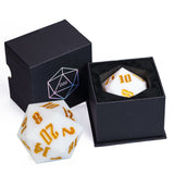 Poludie 1pc Crystal 55mm D20 Dice 20 Sides