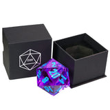 Poludie 1pc Crystal 55mm D20 Dice 20 Sides