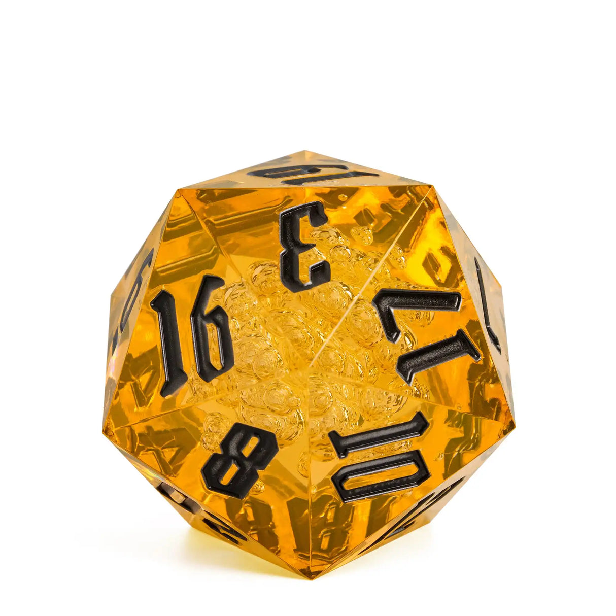 Poludie 1pc Crystal 55mm D20 Dice 20 Sides