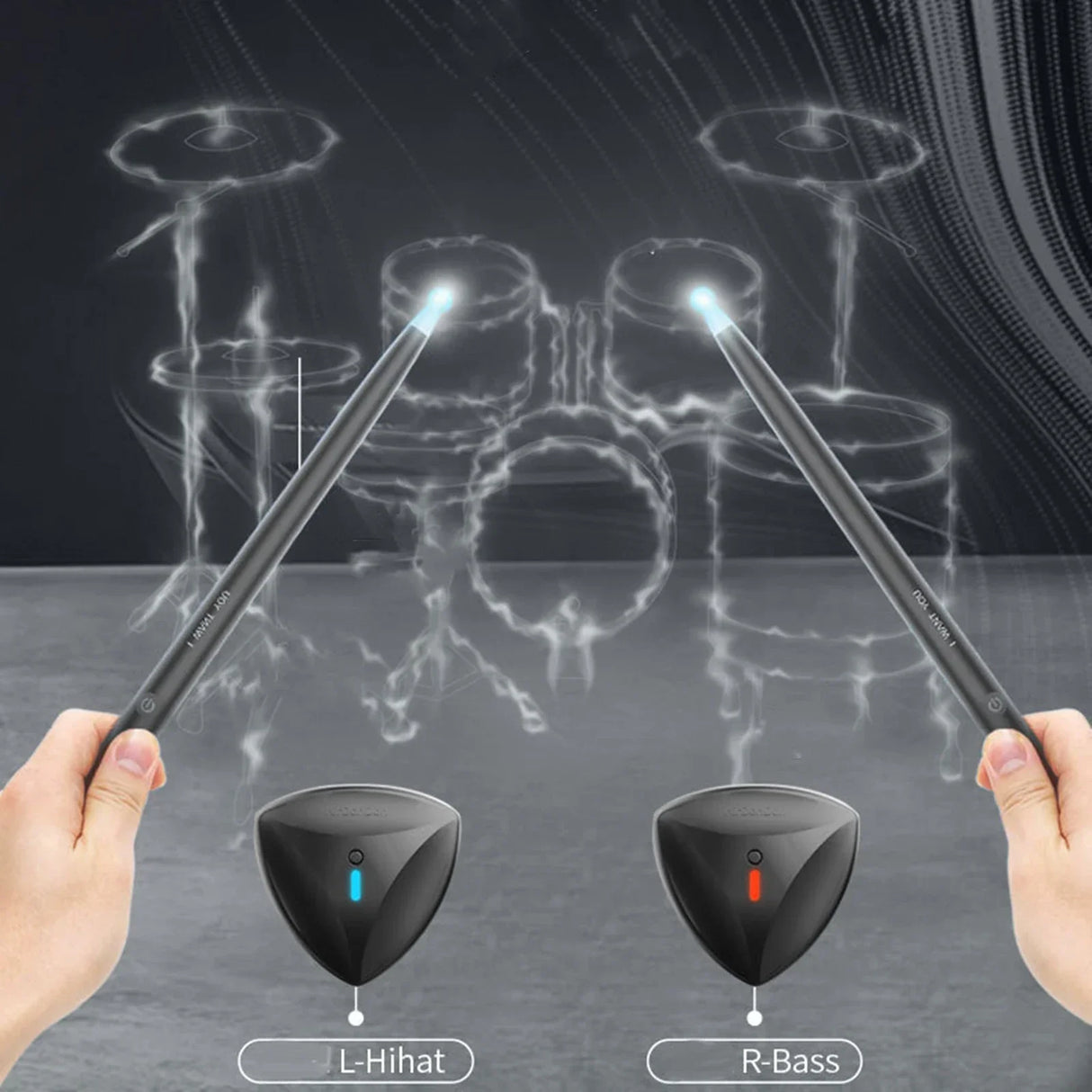 Portable Air Electronic Drum Somatosensory Drum Kit with