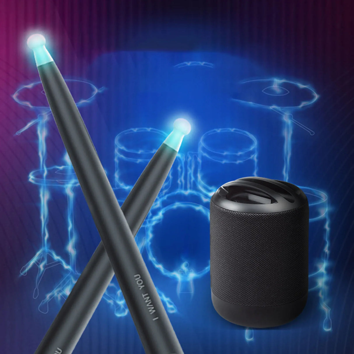 Portable Air Electronic Drum Somatosensory Drum Kit with