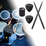 Portable Air Electronic Drum with Drumsticks and Foot