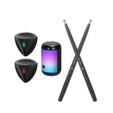 Portable Air Electronic Drum with Drumsticks and Foot