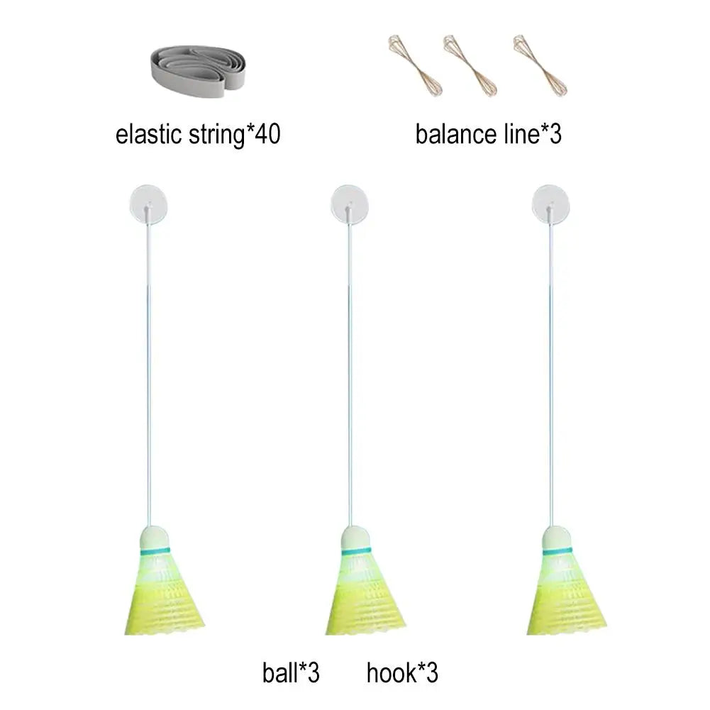 Portable Badminton Trainer Professional Stretch Badminton Training Tool