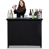 Portable Bar Table - Mobile Bartender Station