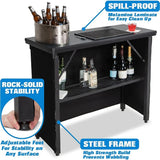 Portable Bar Table - Mobile Bartender Station
