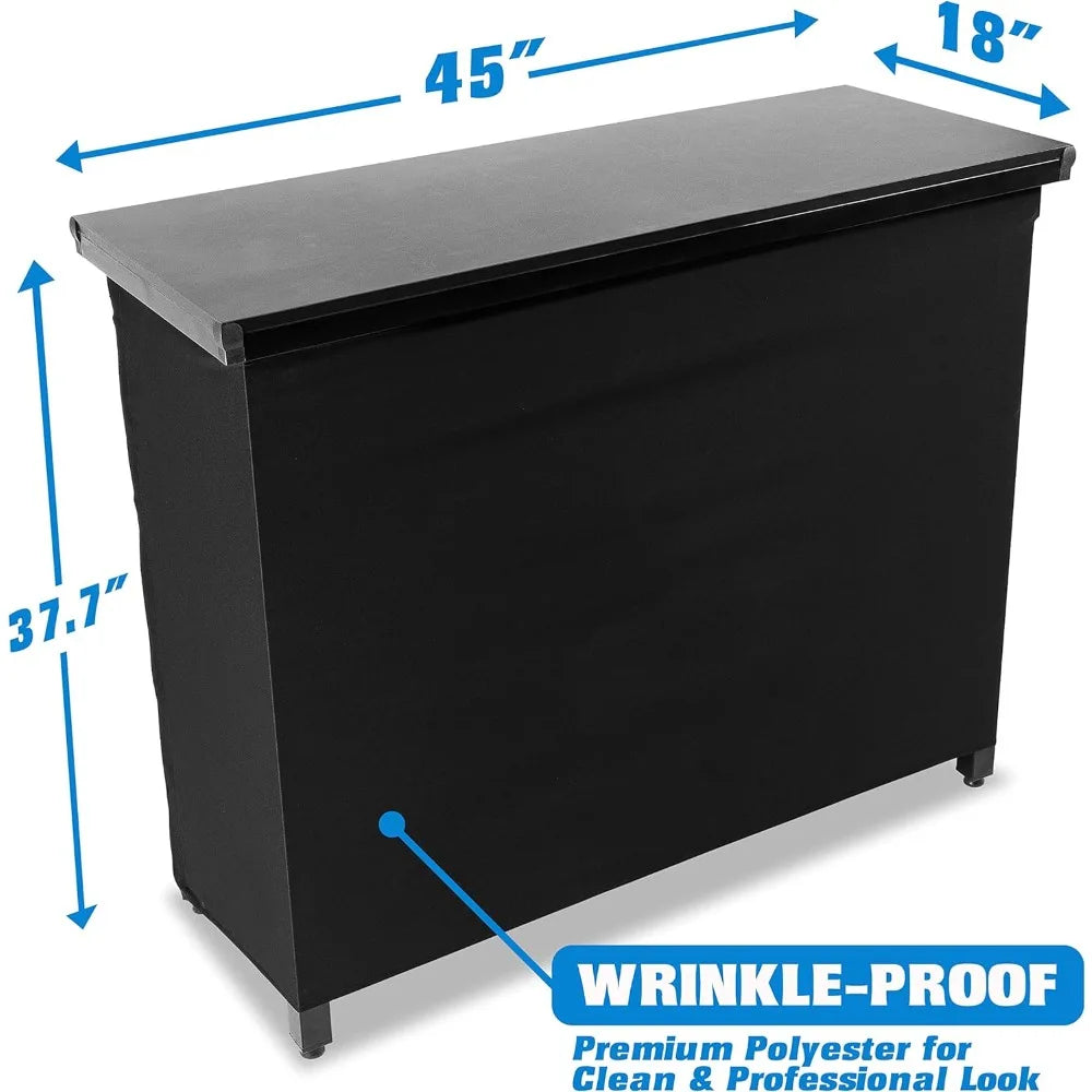 Portable Bar Table - Mobile Bartender Station