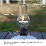 Portable Camping Gas Candle Lamp Light Compact Butane