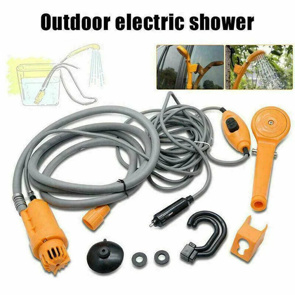 Portable Camping Shower Hiking Travel 12V Car Cigarette