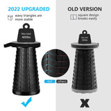 Portable Collapsible Telescopic Stool Sturdy Foldable Stool with