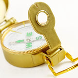 Portable Compass Military Outdoor Camping Folding Len Compass