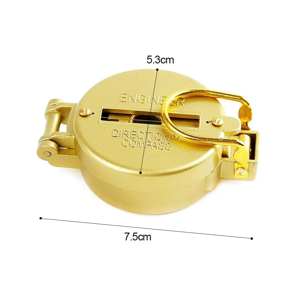 Portable Compass Military Outdoor Camping Folding Len Compass
