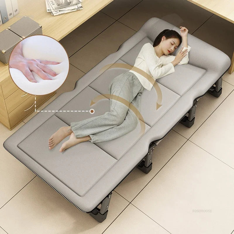 Portable Cotton Folding Bed for Company European Adjustable