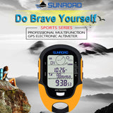 Portable Digital Altimeter Barometer Compass Locator Handheld GPS