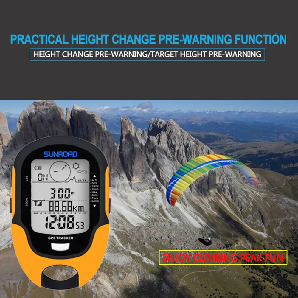 Portable Digital Altimeter Barometer Compass Locator Handheld GPS