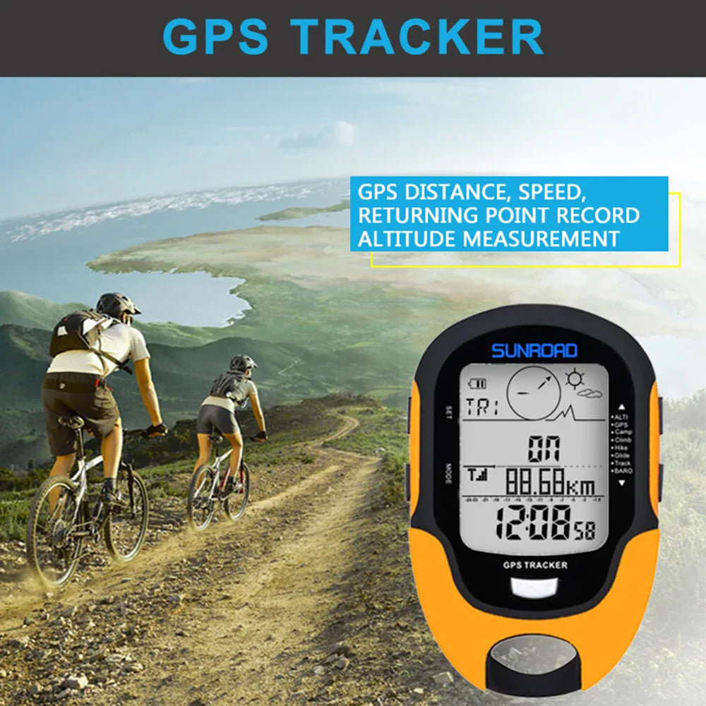 Portable Digital Altimeter Barometer Compass Locator Handheld GPS