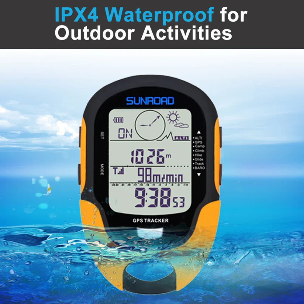 Portable Digital Altimeter Barometer Compass Locator Handheld GPS
