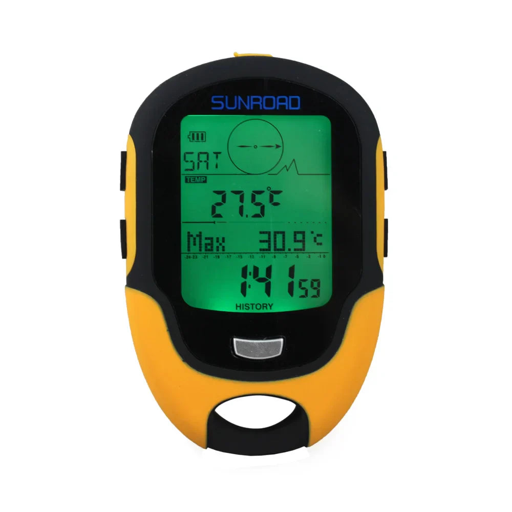 Portable Digital Altimeter Barometer Compass Locator Handheld GPS