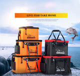 Portable EVA Fishing Bag Collapsible Fishing Bucket Live