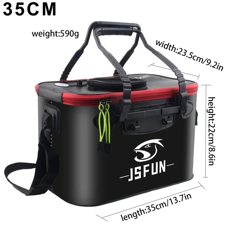 Portable EVA Fishing Bag Collapsible Fishing Bucket Live