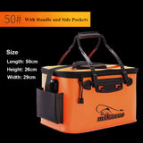 Portable EVA Fishing Bag Collapsible Fishing Bucket Live