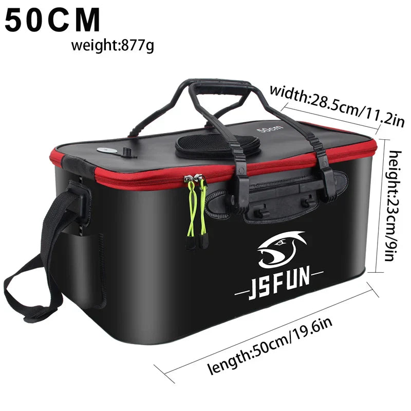 Portable EVA Fishing Bag Collapsible Fishing Bucket Live