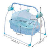 Portable Electric Swing Baby Crib Cradle Auto Bassinet