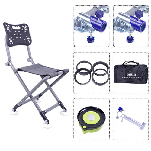 Portable Fishing Chair Folding Fish Chair 180 Degree