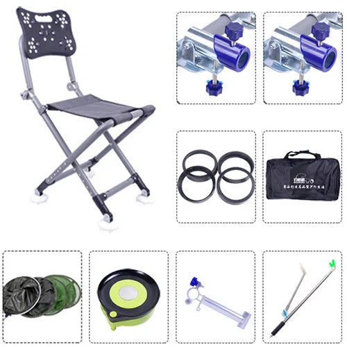 Portable Fishing Chair Folding Fish Chair 180 Degree