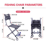 Portable Fishing Chair Folding Fish Chair 180 Degree