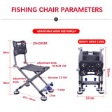 Portable Fishing Chair Folding Fish Chair 180 Degree