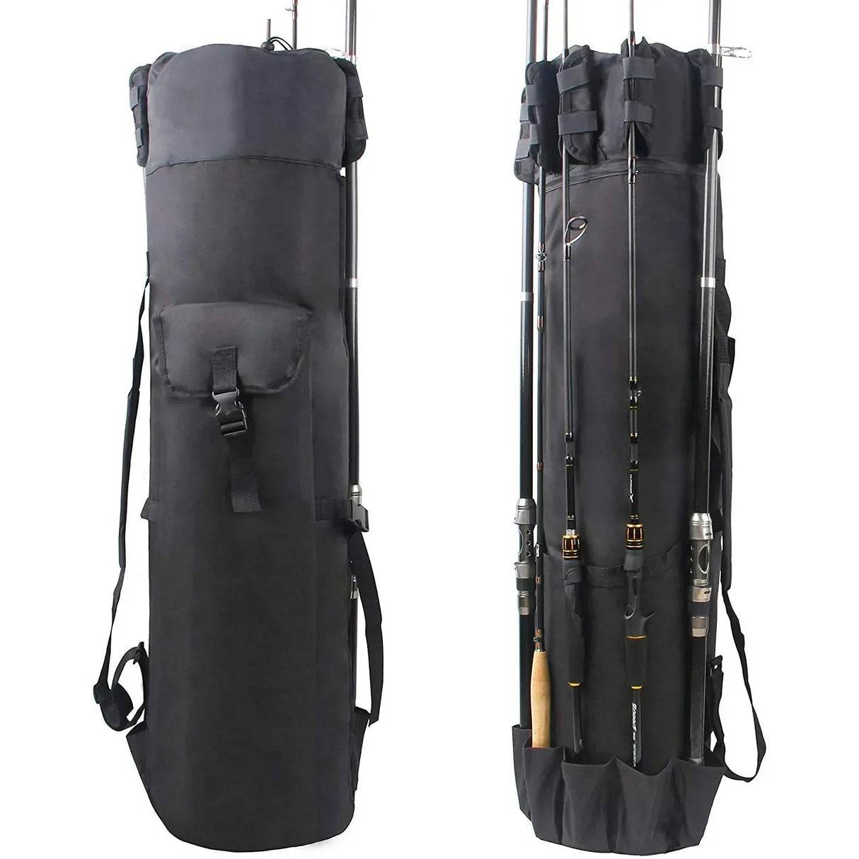 Portable Folded Fishing Rod Bag Multifunction Fishing Tackle