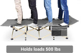 Portable Folding Bed with 2 Sided Mattress & Carry Bag，Outdoor camping folding bed, lunch convenient folding bed