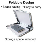 Portable Folding Laptop Desk, Mini Foldable Camping Table,