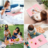 Portable Folding Laptop Desk, Mini Foldable Camping Table,
