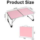 Portable Folding Laptop Desk, Mini Foldable Camping Table,