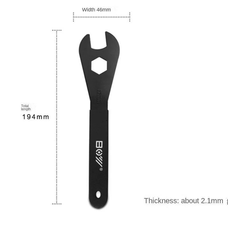 Portable High Carbon Steel Cone Bike Axle Wrenches