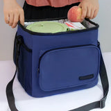 Portable Lunch Bag Food Thermal Box Durable Waterproof Office Cooler Lunchbox With Shoulder Strap Organizer Insulated Case