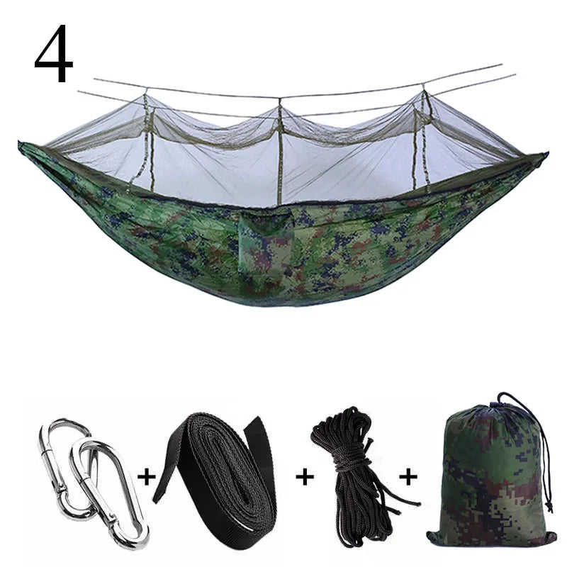 Portable Outdoor Camping Hammock 1-2 Person Go Swing