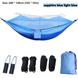 Portable Outdoor Camping Leisure Double Mosquito Net Hammocks