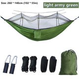 Portable Outdoor Camping Leisure Double Mosquito Net Hammocks