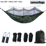 Portable Outdoor Camping Leisure Double Mosquito Net Hammocks